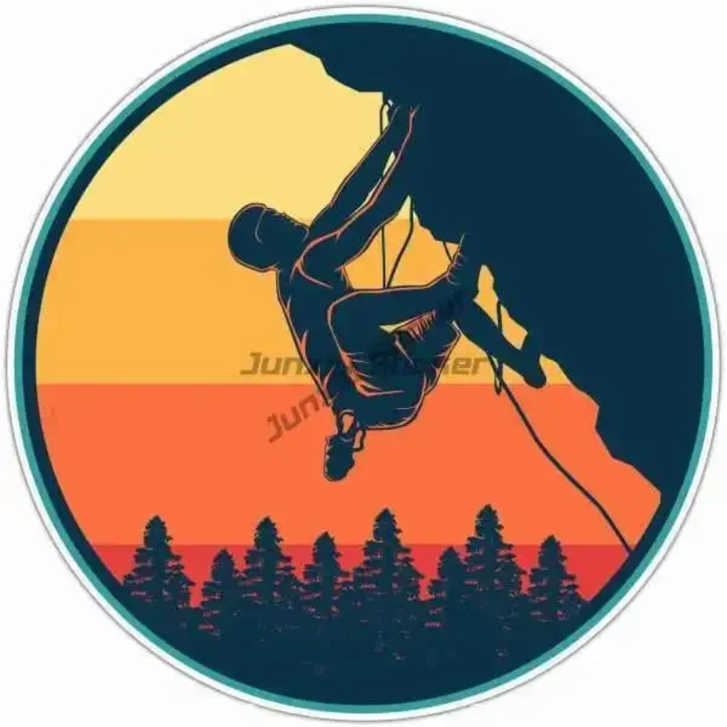 Outdoor Adventure Words - Hike Outdoor Hiking Explorer Car Sticker