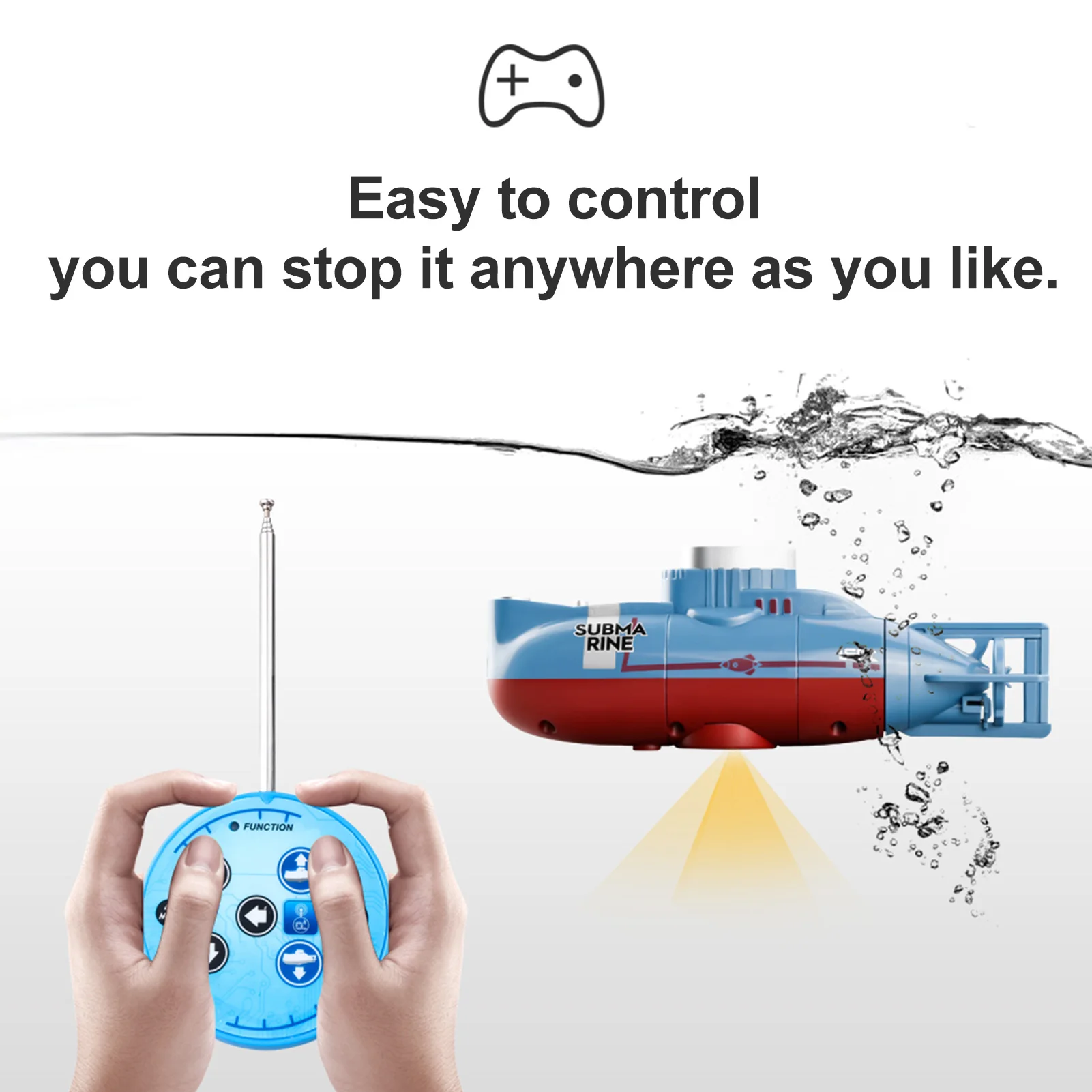 Simulation Mini RC Submarine 0 - Outdoor Adventure For Kids ulasan dan harga
