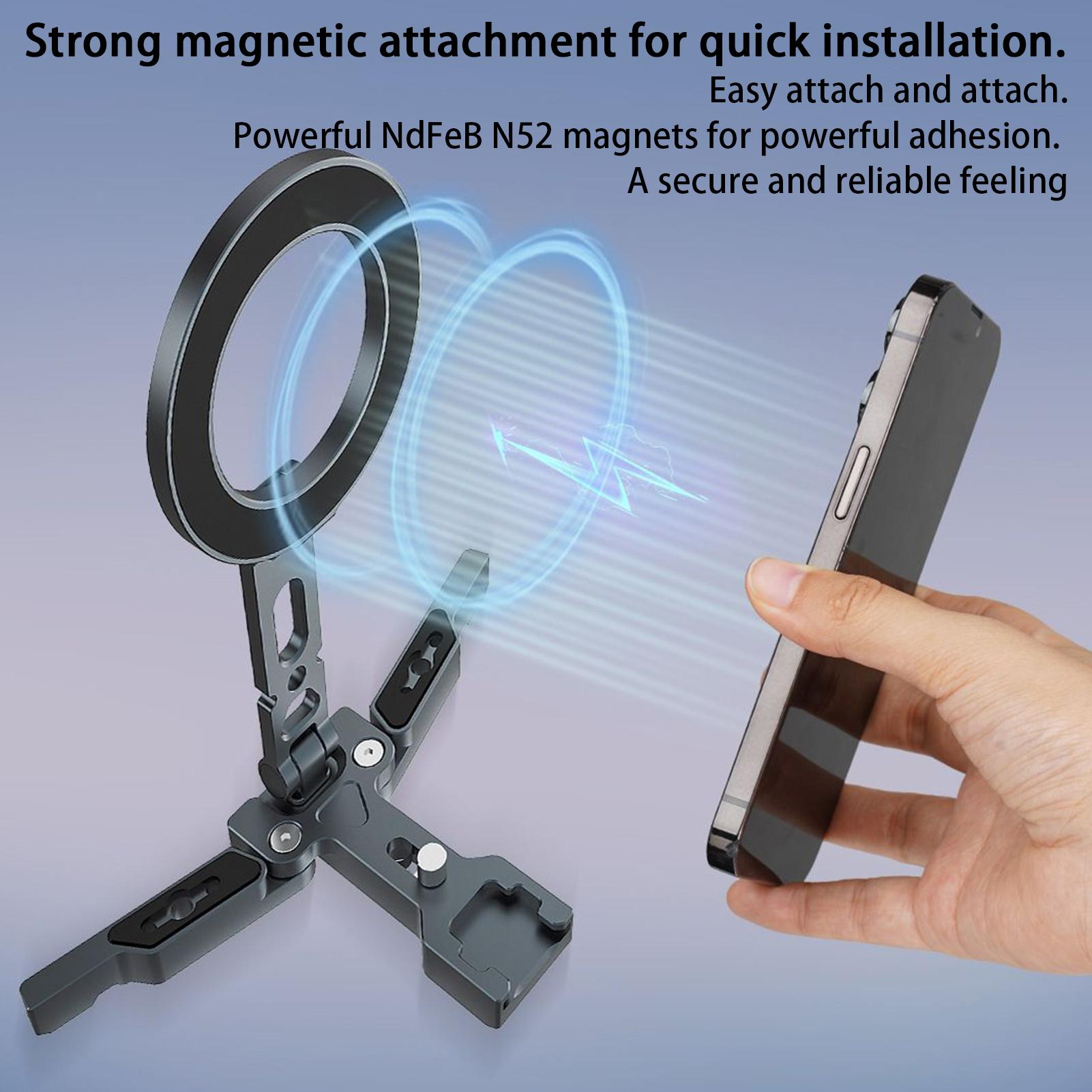 Magnetic Phone Stand Folding C - Outdoor Adventure Degree ulasan dan harga