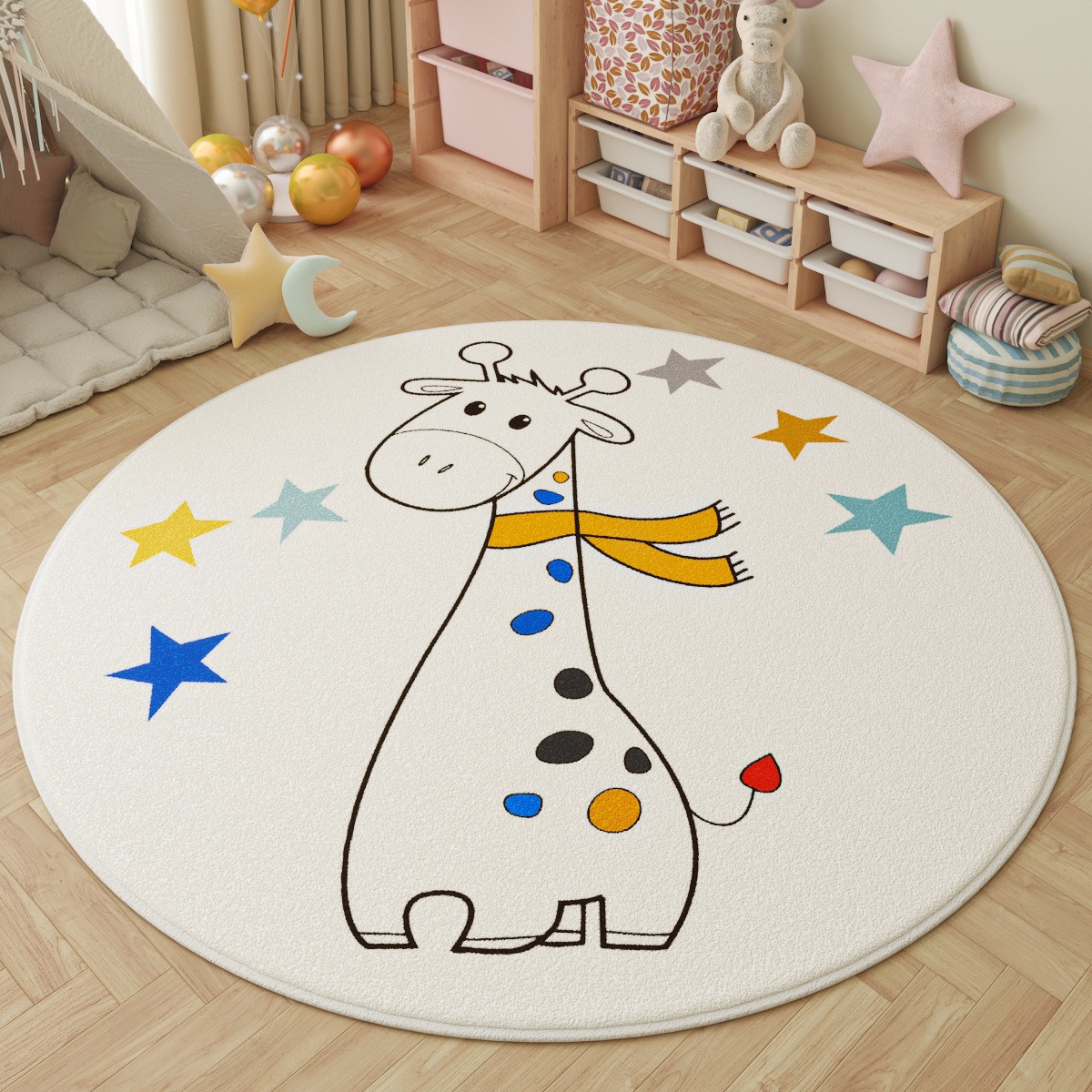 Fun in the Park Kids Round Rug - Outdoor Adventure For Kids ulasan dan harga