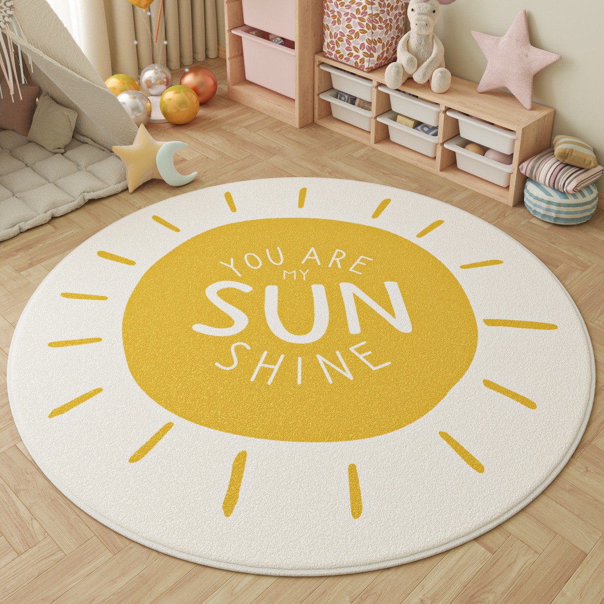 Fun in the Park Kids Round Rug - Outdoor Adventure For Kids ulasan dan harga