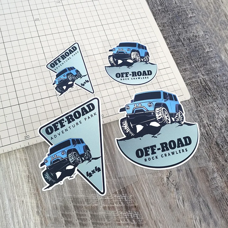 Motorcycle Sticker for Outdoor - Outdoor Adventure Words ulasan dan harga