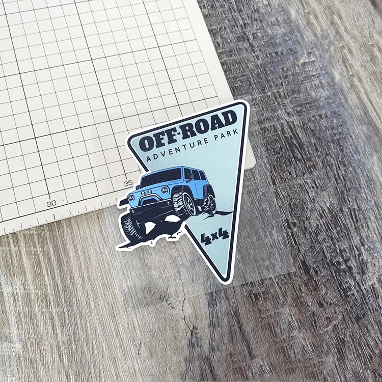 Motorcycle Sticker for Outdoor - Outdoor Adventure Words ulasan dan harga