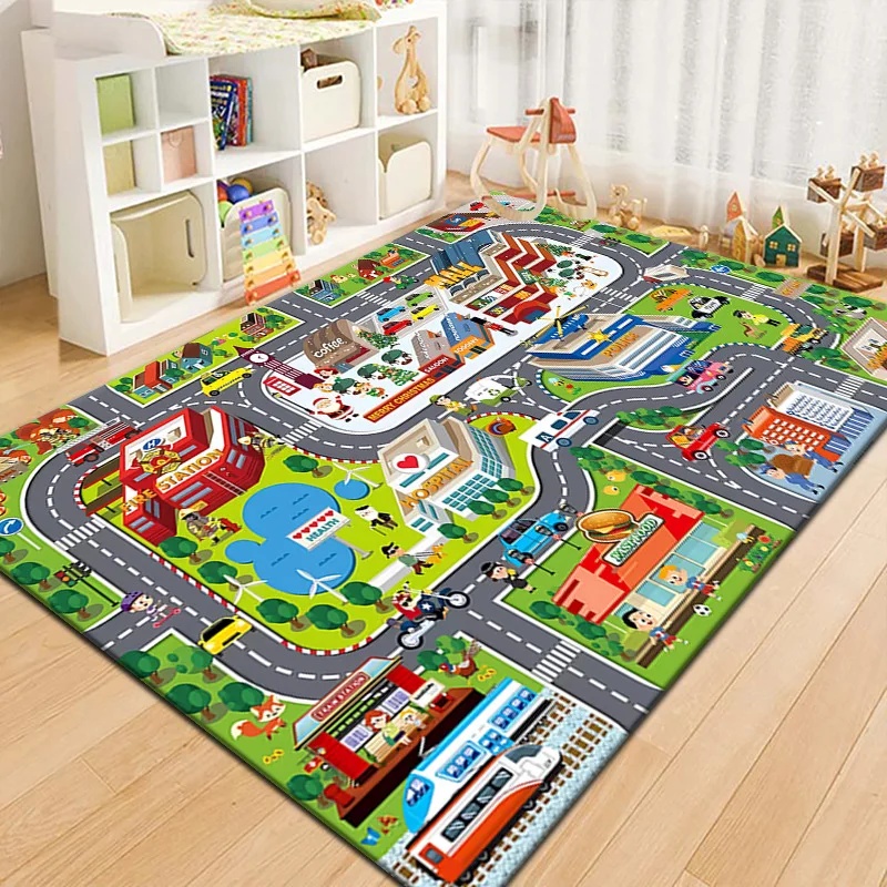 Colorful Kids City Map Play Ma - Outdoor Adventure For Kids ulasan dan harga