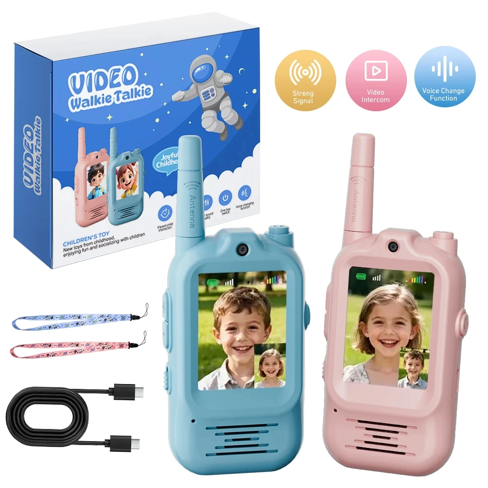 2pcs Kids Video Walkie Talkie  - Outdoor Adventure Video ulasan dan harga
