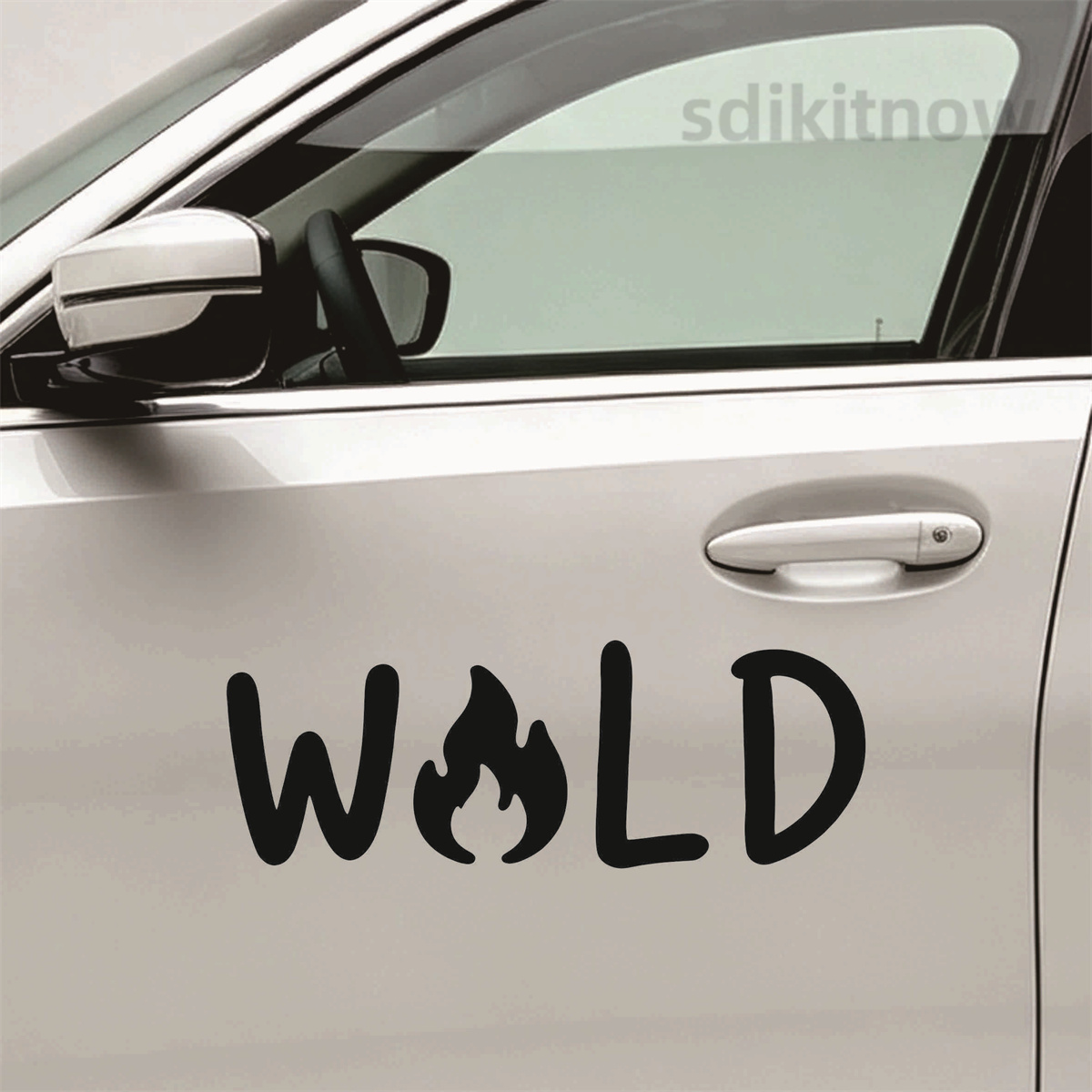 Wild Fire Camp Vinyl Car Stick - Outdoor Adventure Words ulasan dan harga