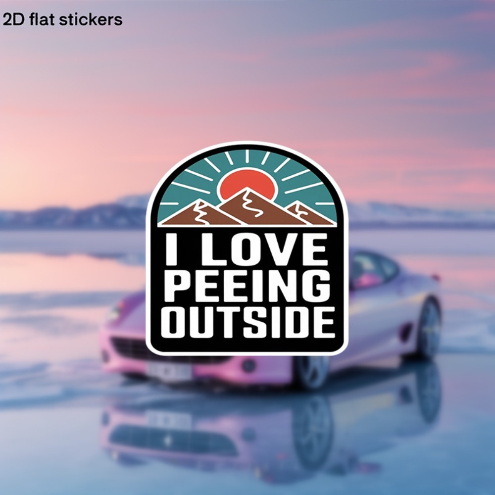 Car Stickers with Mountain and - Outdoor Adventure Words ulasan dan harga