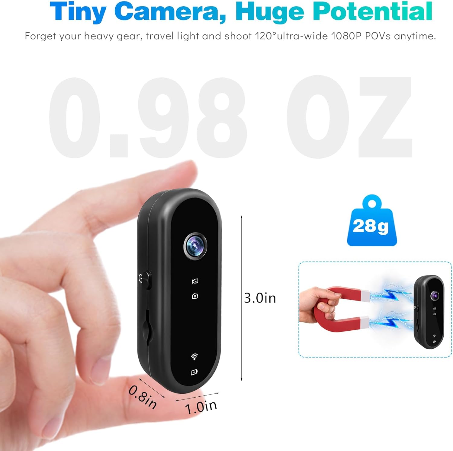 Mini WiFi Action Camera 1080P, - Outdoor Adventure Video ulasan dan harga