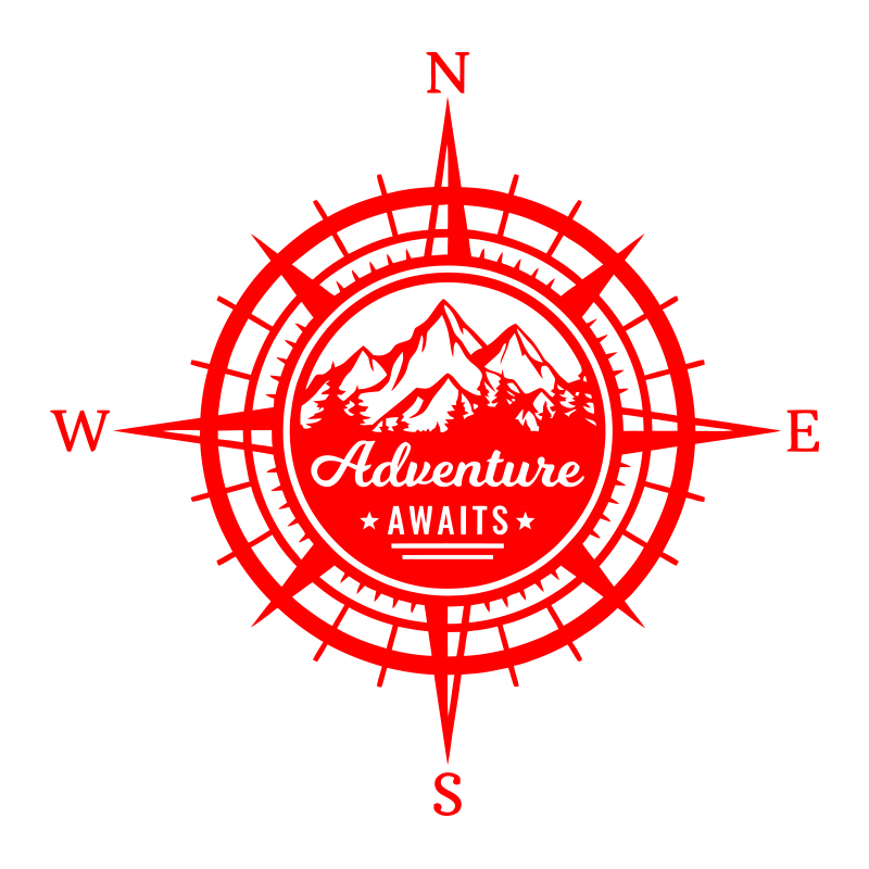 Adventure Awaits Compass Car S - Outdoor Adventure Words ulasan dan harga